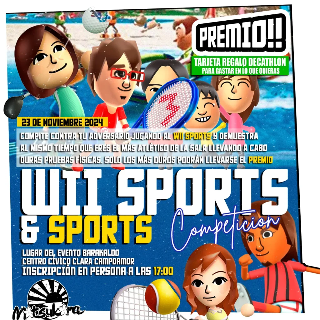 Cartel del evento Wii Sports & Sports